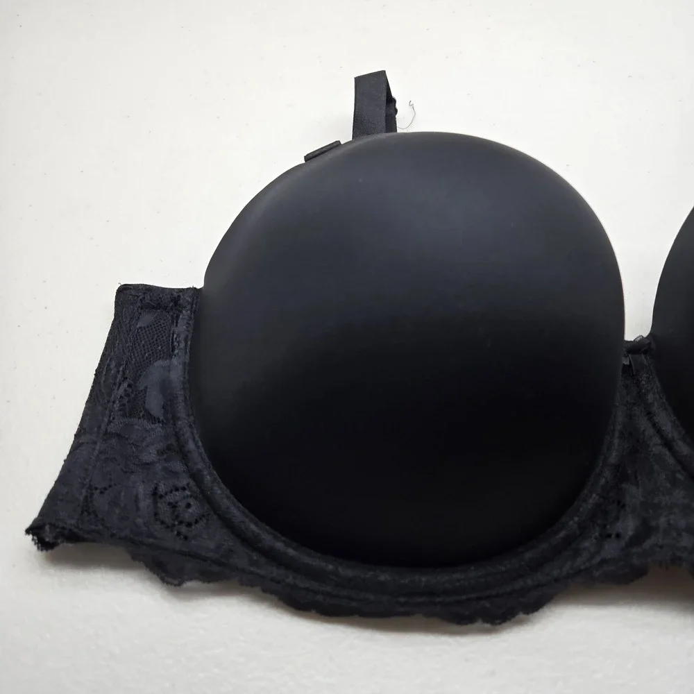 Torrid Women Bra 42DD Black Multi Way Underwired‎ Lace Strap Adjustable